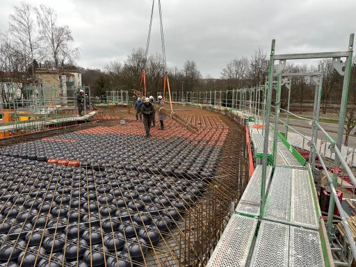 Decke mit Hohlkörpern Decke mit Hohlkörpern
